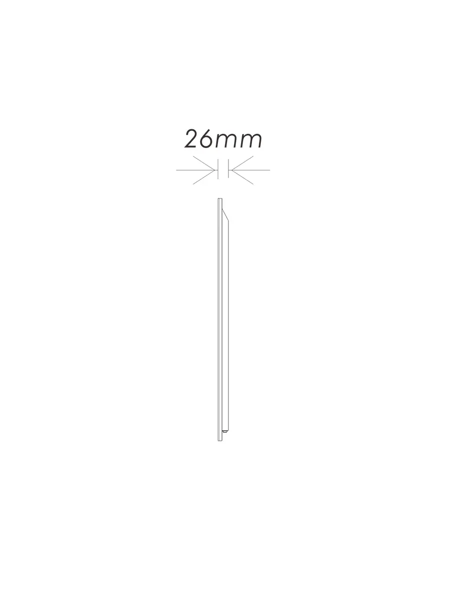21.5inch Smart mirror left view
